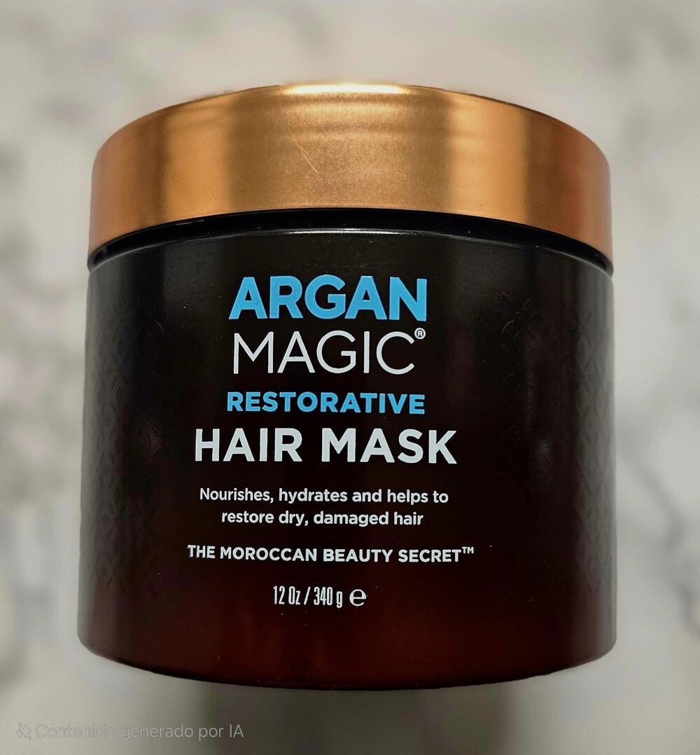 ARGAN MAGIC~~RESTORATIVE~~NOURISHES & HYDRATES~~HAIR MASK 12 OZ 67